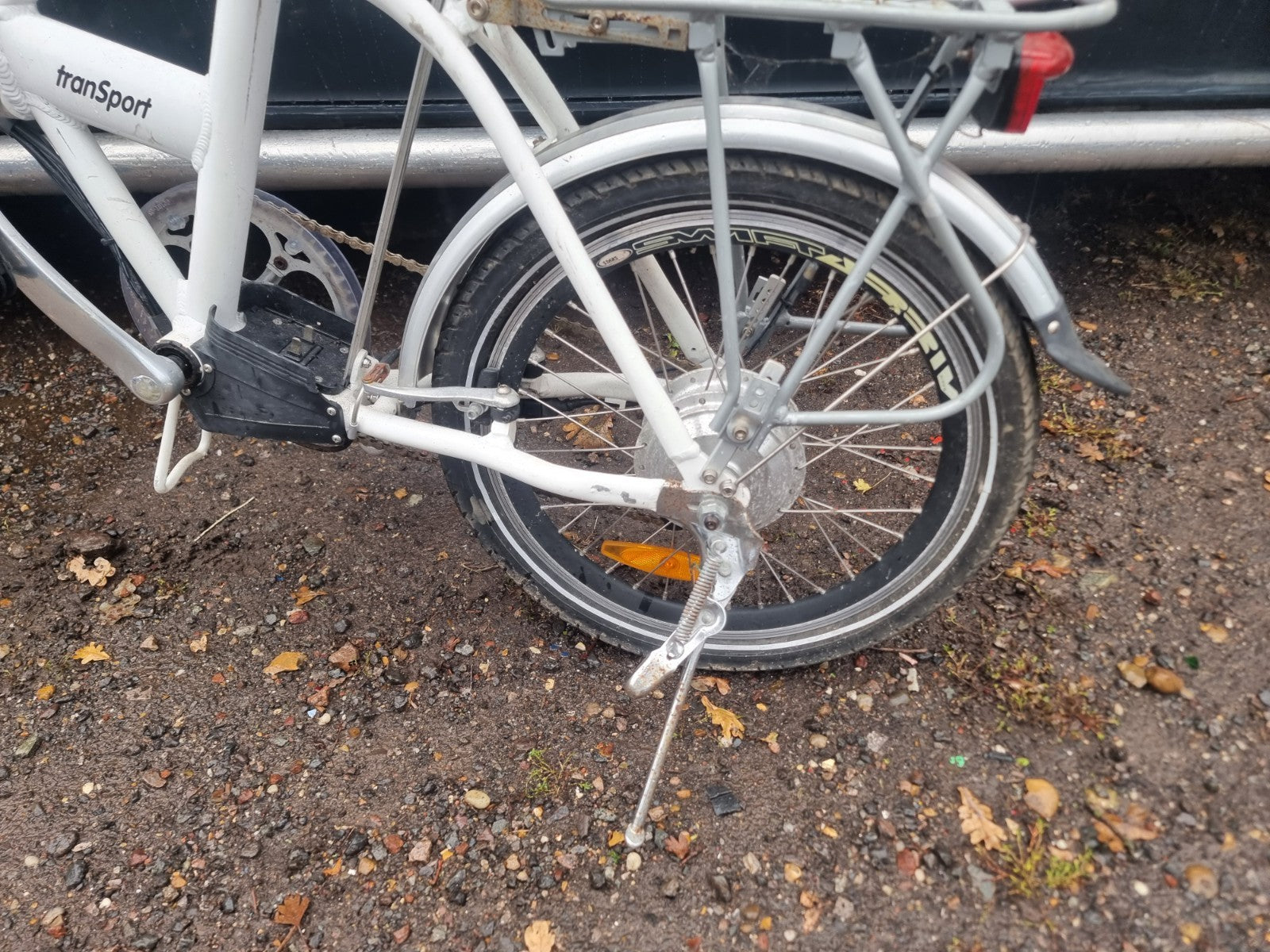 Green zebra cycles E bike pedal assist 36v spares or repair Folding bike trans