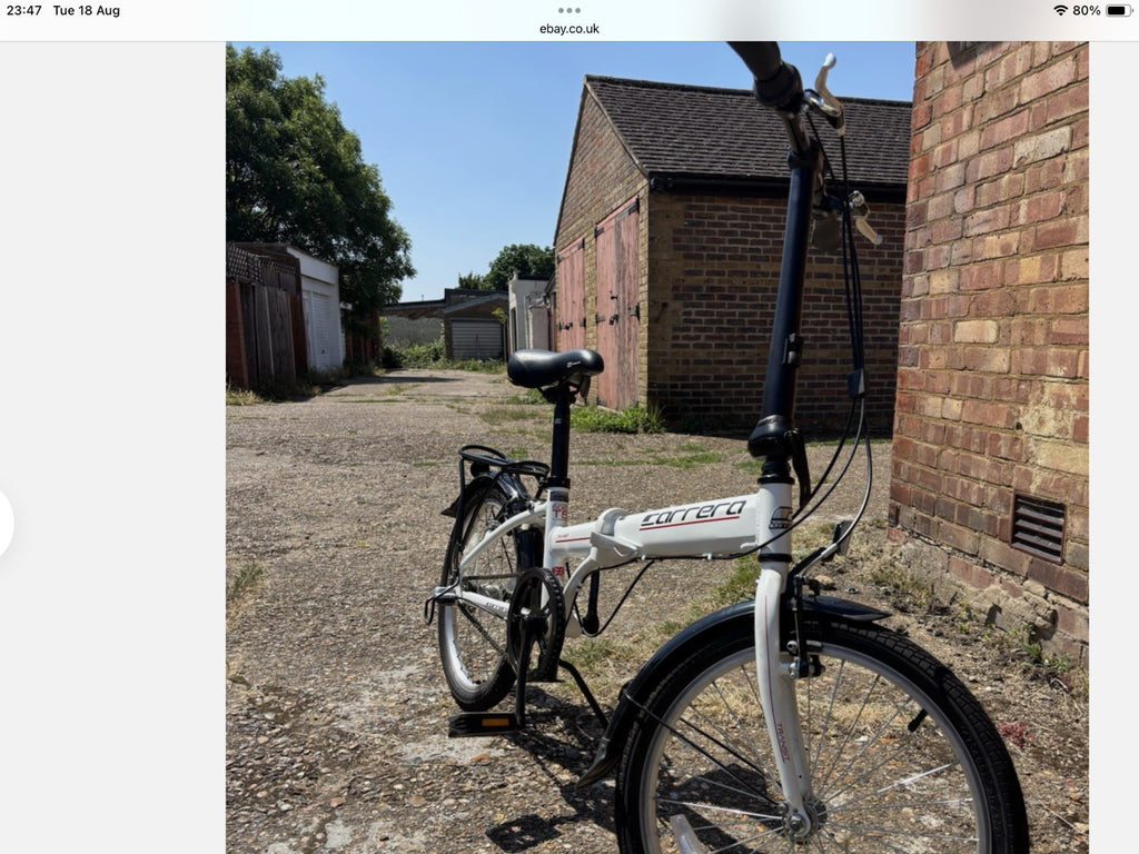 Carrera Transit 6061 T6 Lightweight Folding Bike - Perfect Condition