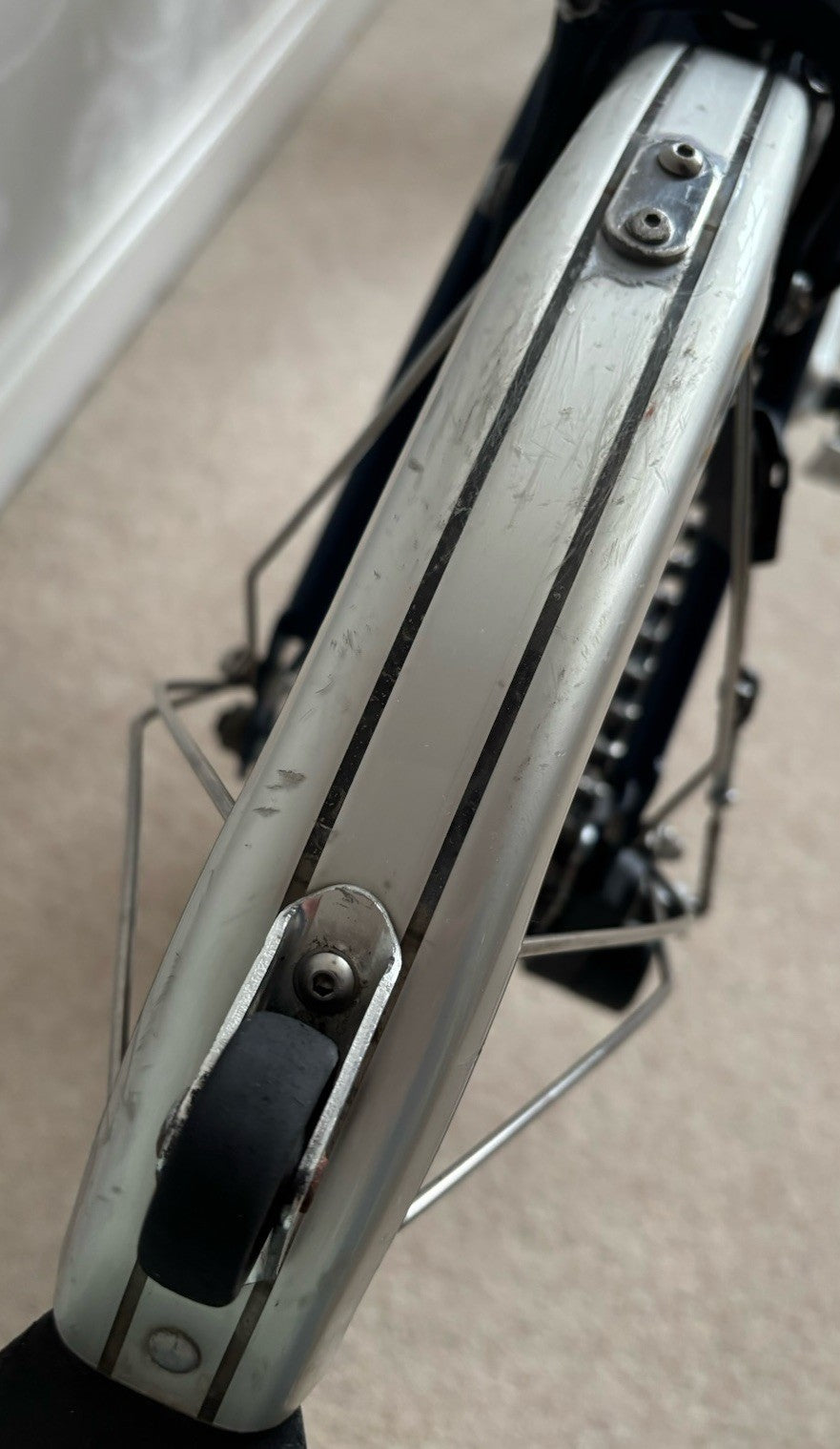 2019 Brompton M3L folding bicycle C Line Equivalent in Tempest Blue - Used