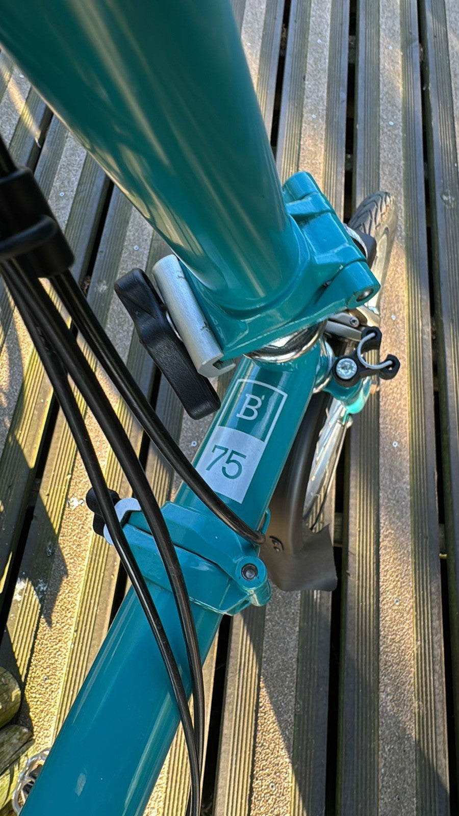 Brompton B75 16" Folding Bike - Blue