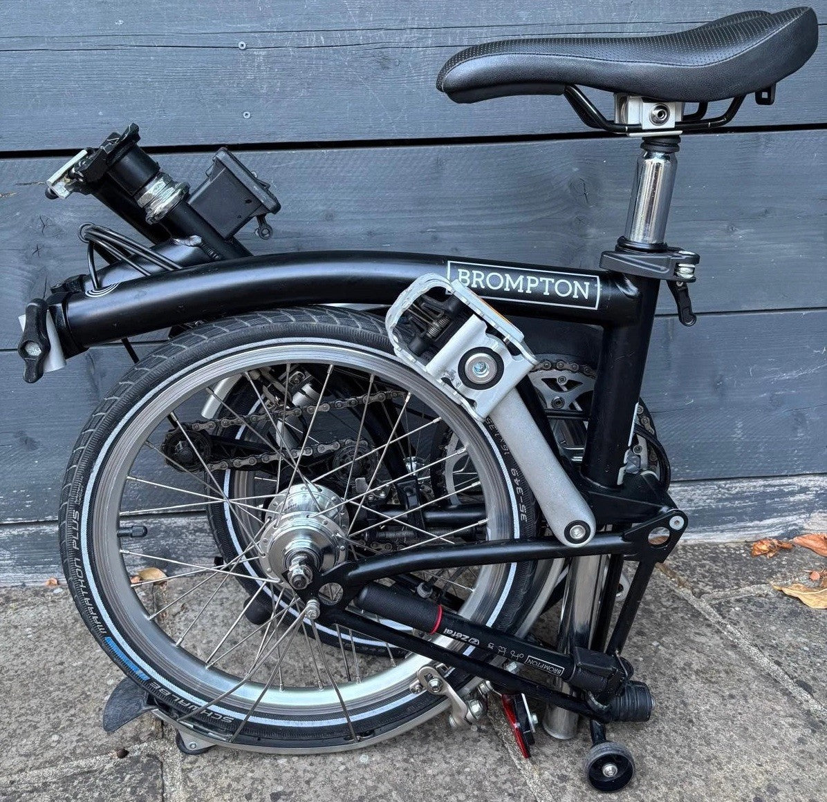 2015 Brompton H6L (Higher) C Line Folding Bicycle 6 Speed - Lightly Used