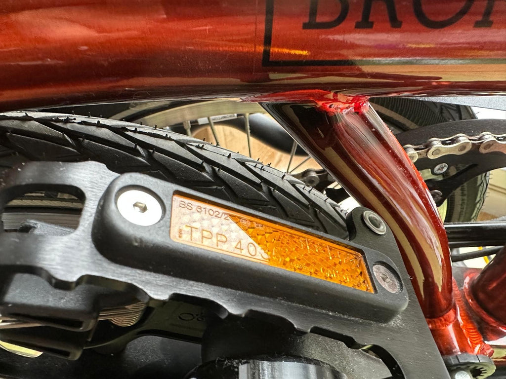 Brompton Electric M6L – Beautiful FLAME Lacquer (2021) – Immaculate Condition
