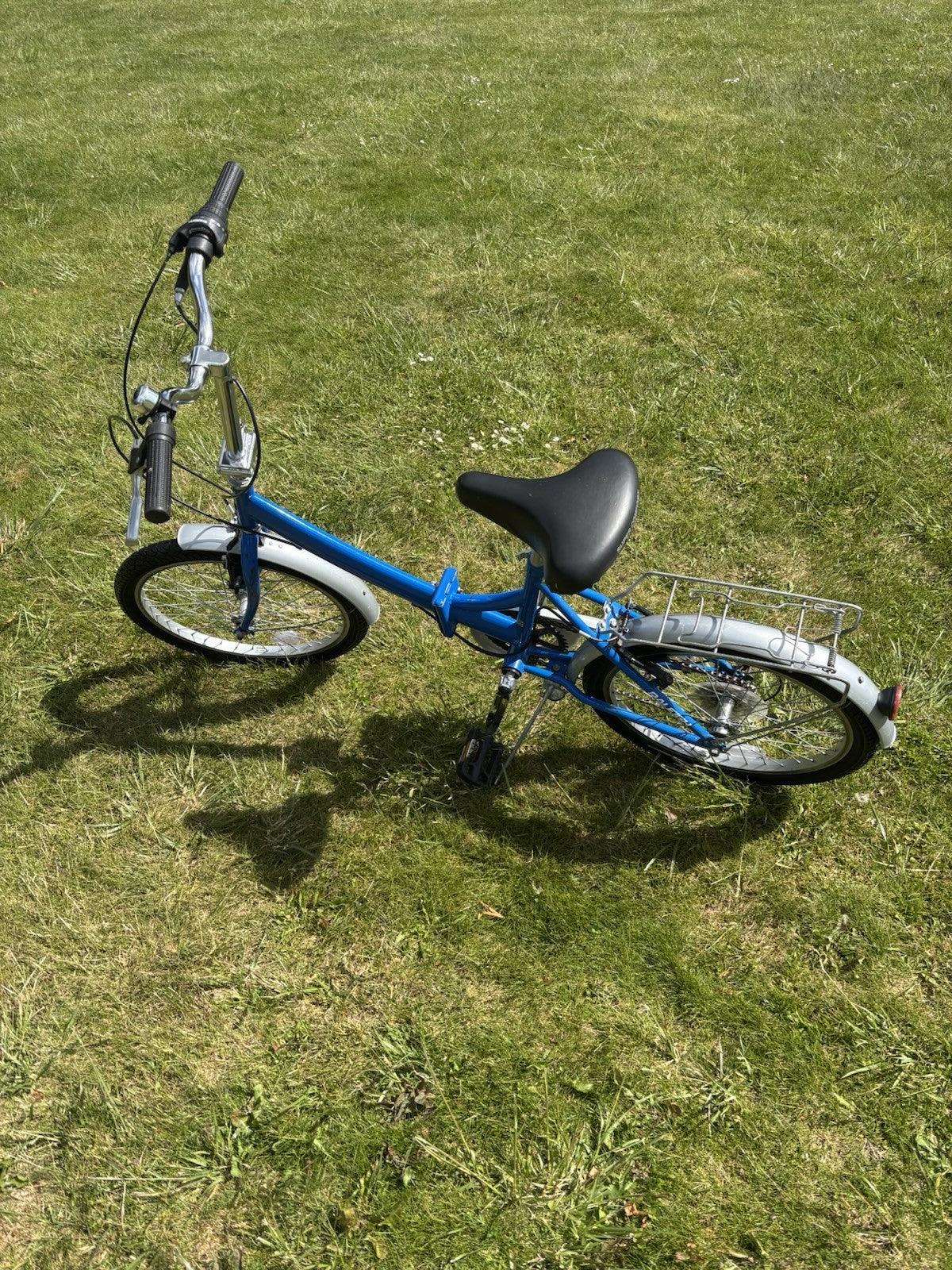 Raleigh Folding Bike In Blue