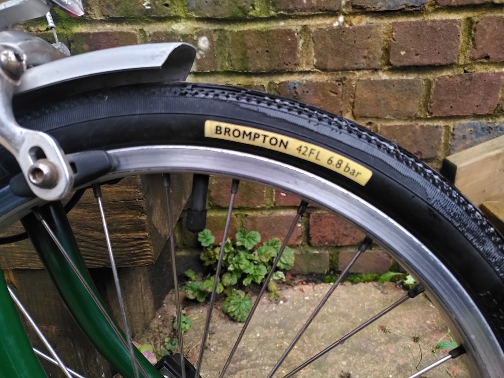 Brompton Folding Bike 3-Speed racing  green great condition