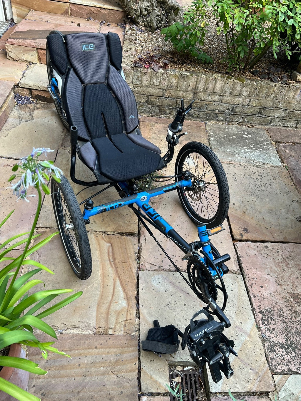 2017 ICE Adventure Recumbent folding Trike. Hub gears, Ergo Luxe Seat.