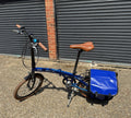 Raleigh Stow-A-Way 20in Folding Bike Blue, Rear Rack, Mudguards, Kickstand