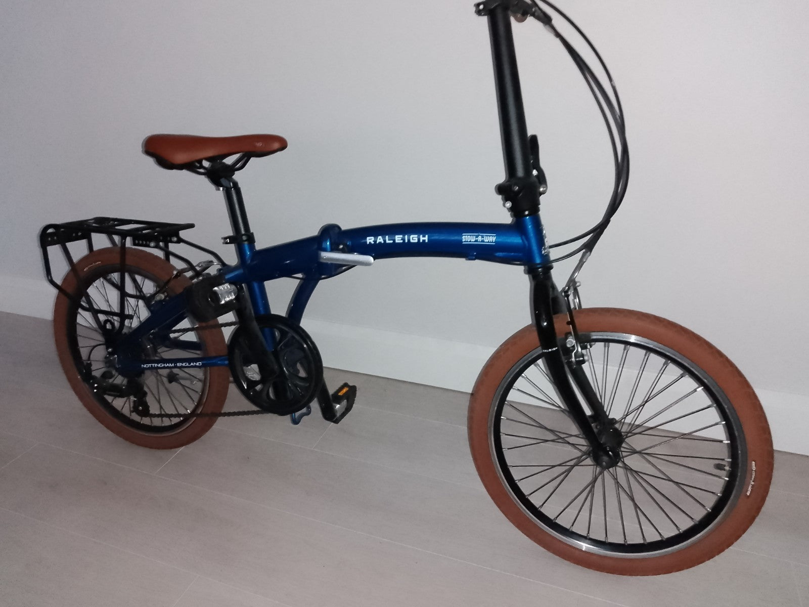 raleigh stowaway folding bike bicycle bikepacking touring