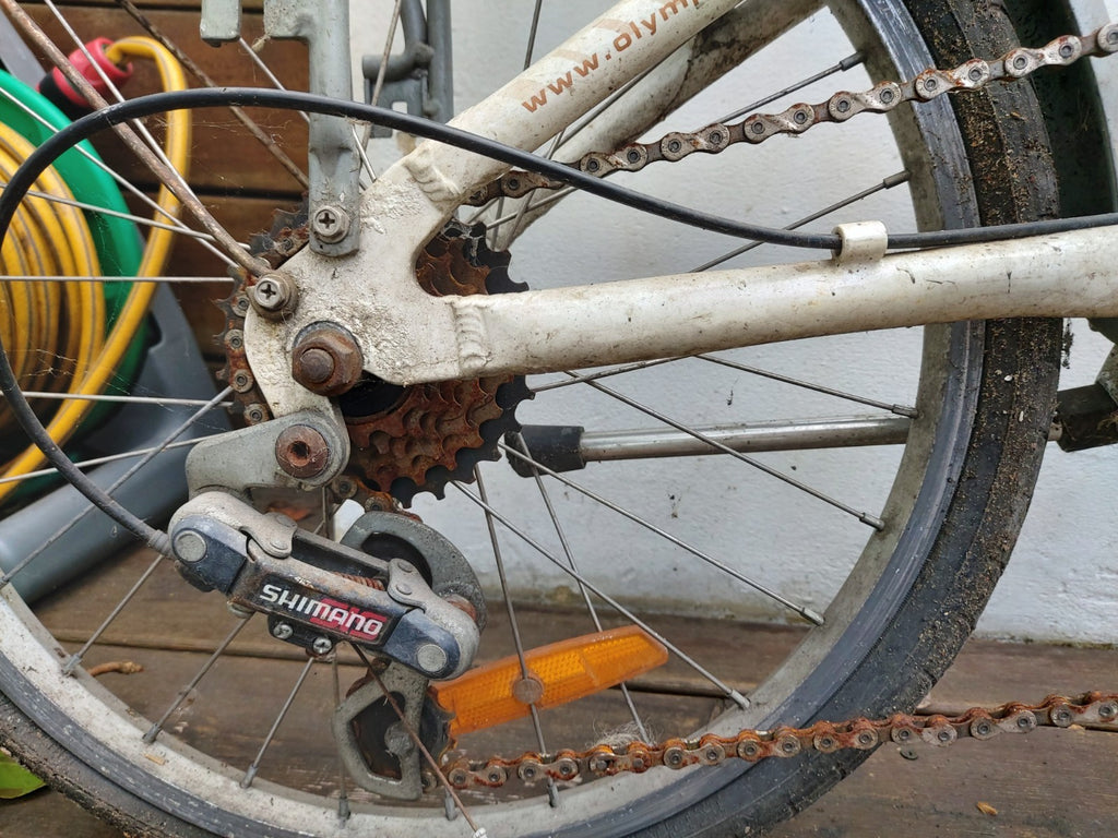 Vintage Italian Folding Bike (Olympia Cicli):  A Little Rust, A Lot of Character