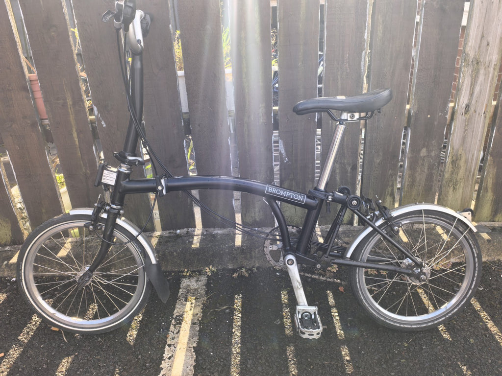 Brompton Bike Black M6L (C Line Explore 6 Speed)