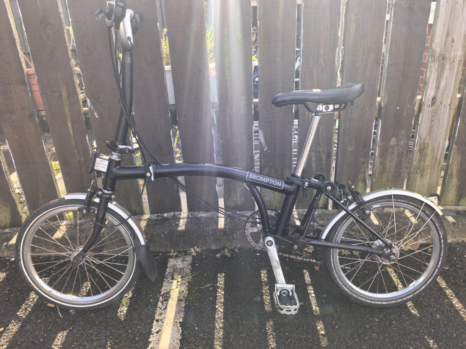 Brompton Bike Black M6L (C Line Explore 6 Speed)