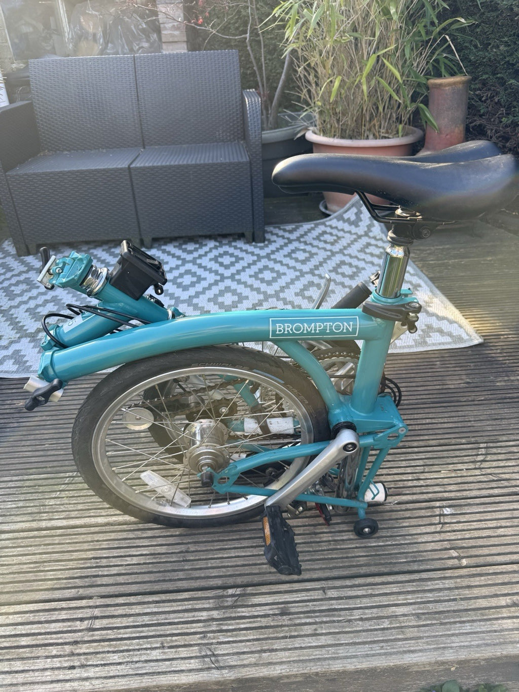 Brompton B75 Folding Bike, 3-Speed