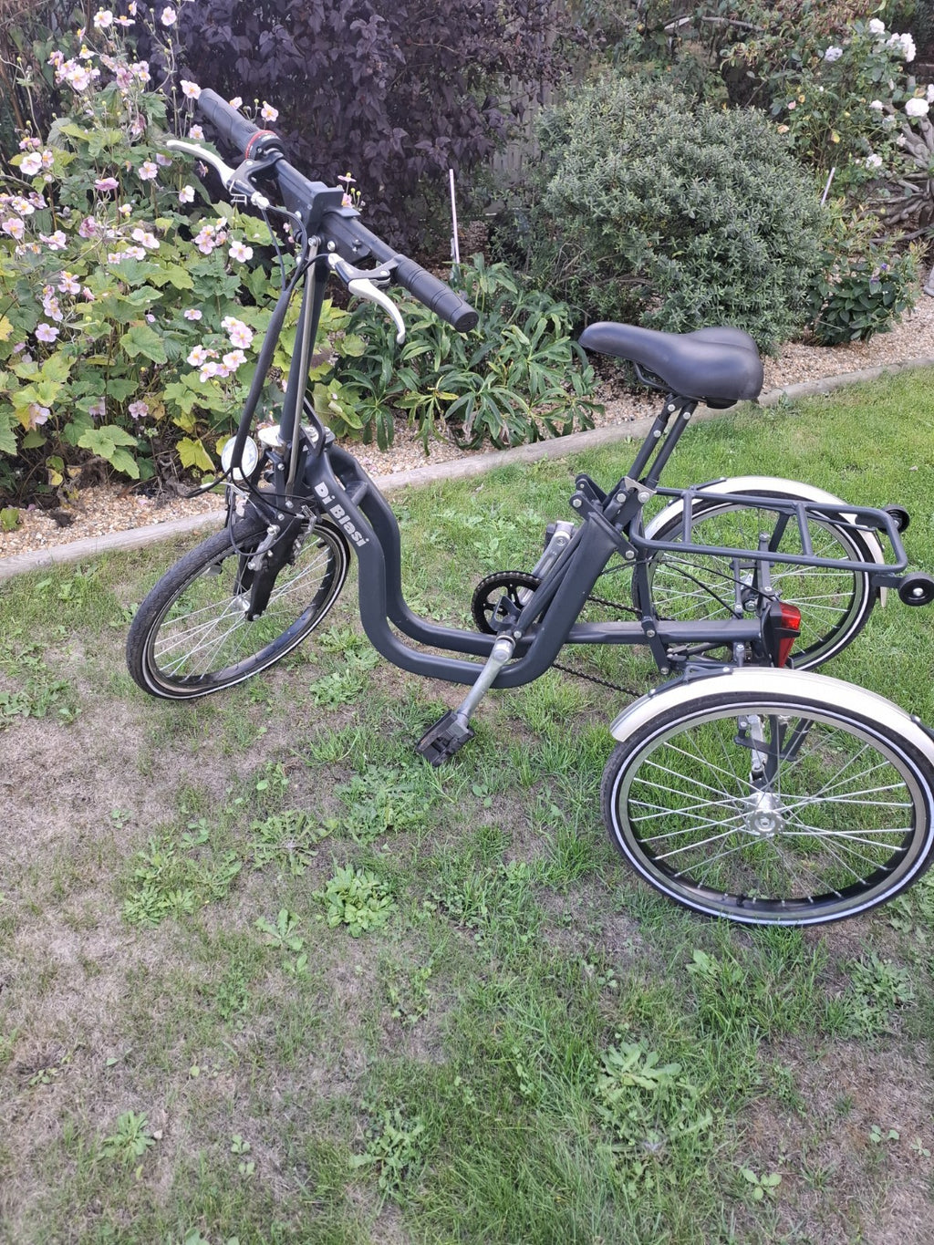 Di Blasi Folding Tricycle Bike 3 Wheel Bicycle Adult Trike