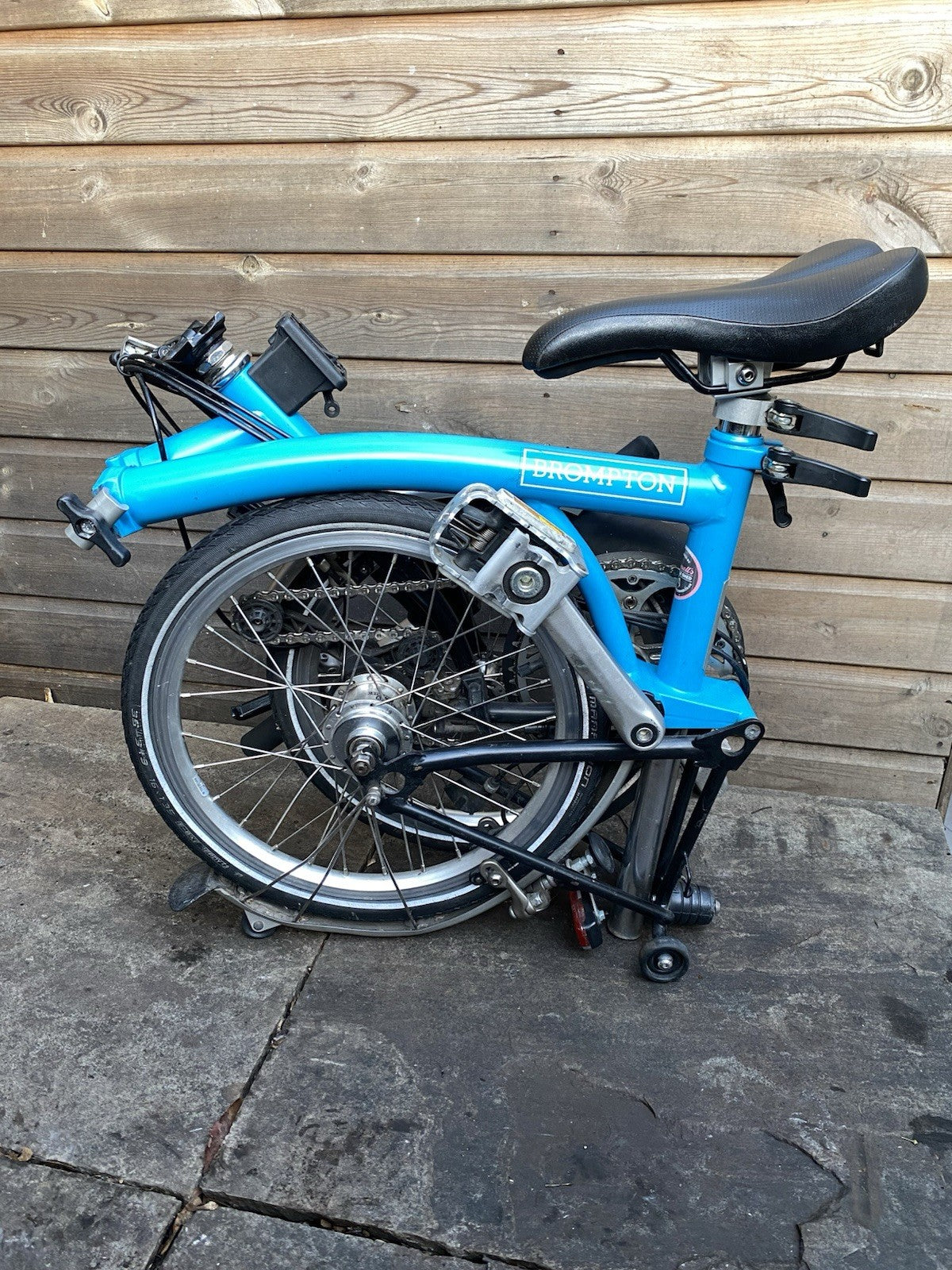 Brompton Folding Bike Blue