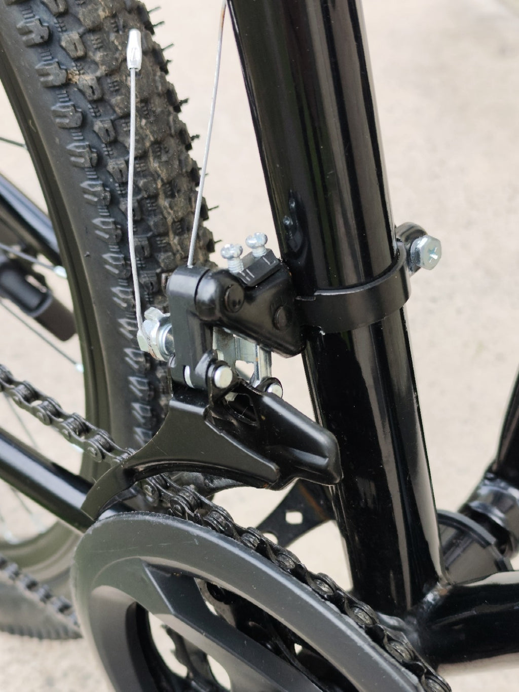 Black Mountain Bike, Folding Bike, 21 Speed, Disk Brakes