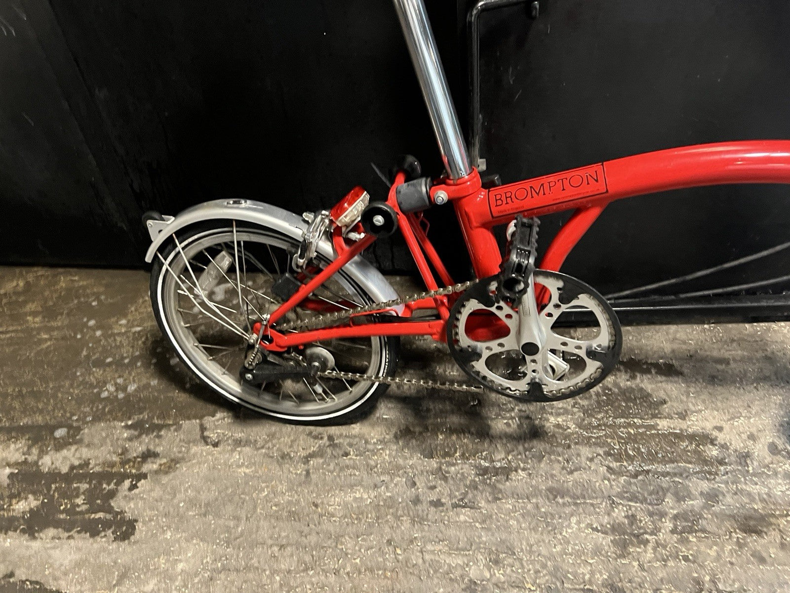 Brompton Folding Bike Red