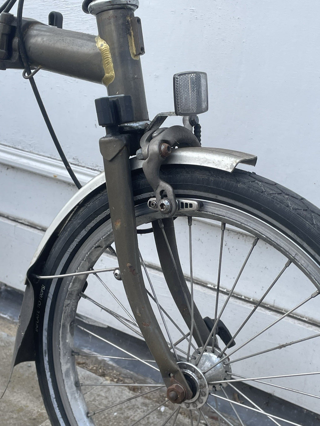 Brompton S3R 3-Speed Folding Bike - Raw Lacquer
