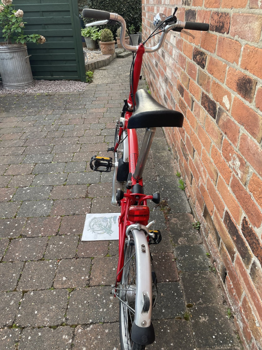 Brompton M3L Mk3 Folding Bike – April 2004 – Low Mileage – Good Condition - Red