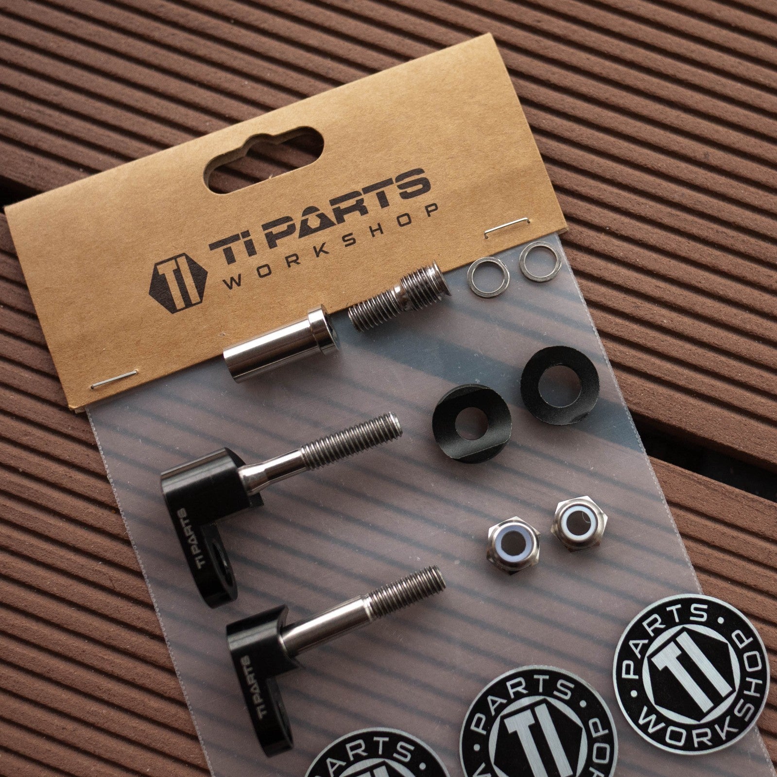 Brompton Bike Ti Parts Workshop Titanium eeBrake Adapter Regular Mount Black