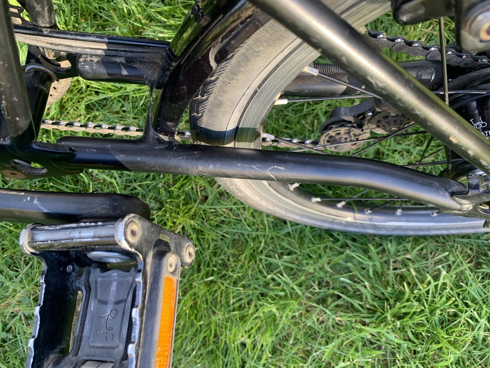 Brompton M6L, C-line, Folding 6 Speed, Bike Matt Black (2017), + Accessories