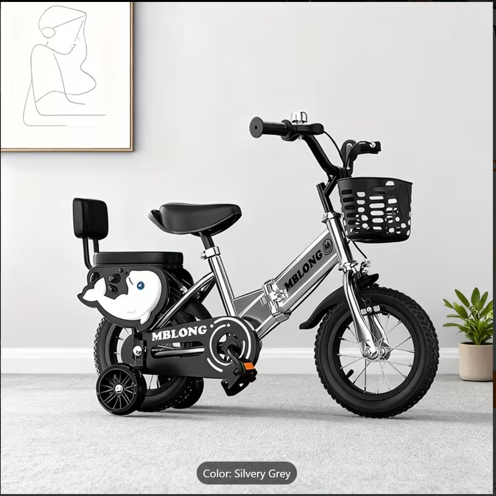 Folding Kids' Bicycle, Pedal Bike for Boys and Girls, Ideal Gift for Christmas,