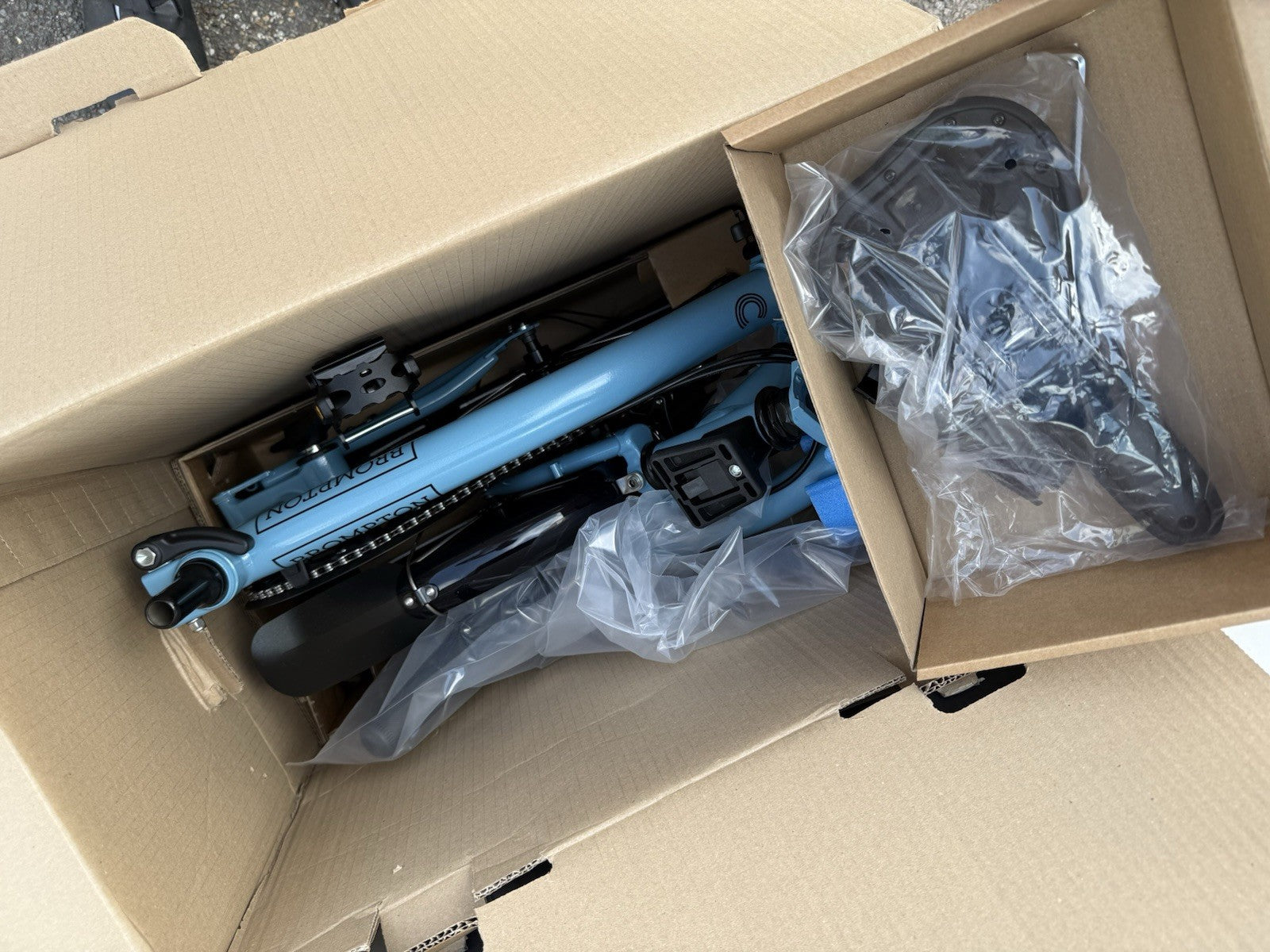 Brompton Folding Bike 4 Speed C Line Cloud Blue brand new