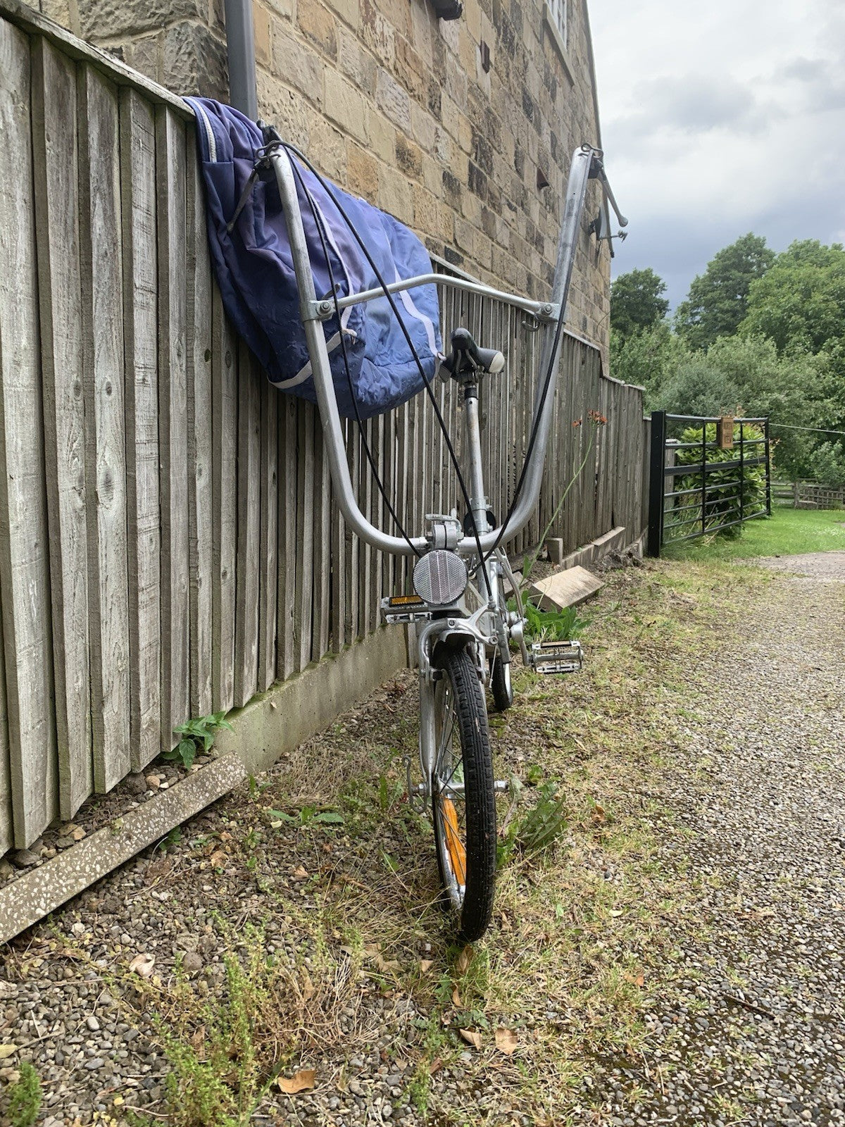 Bickerton Folding Bike 20in Wheels Aluminium Silver 20cm Caliper Cruiser Bar