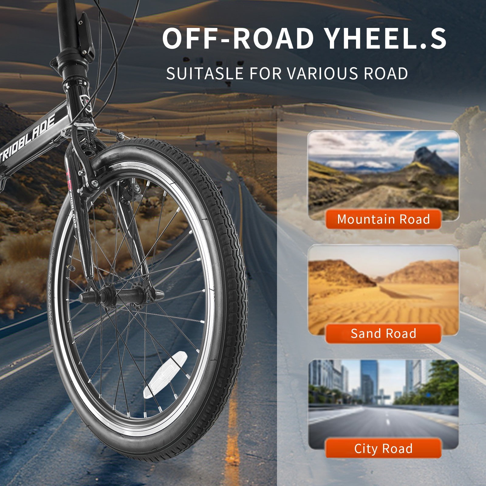 20 Inch Folding Bike Adults Adjustable 7-Speed Bicycle Foldable City Bicycle NEW