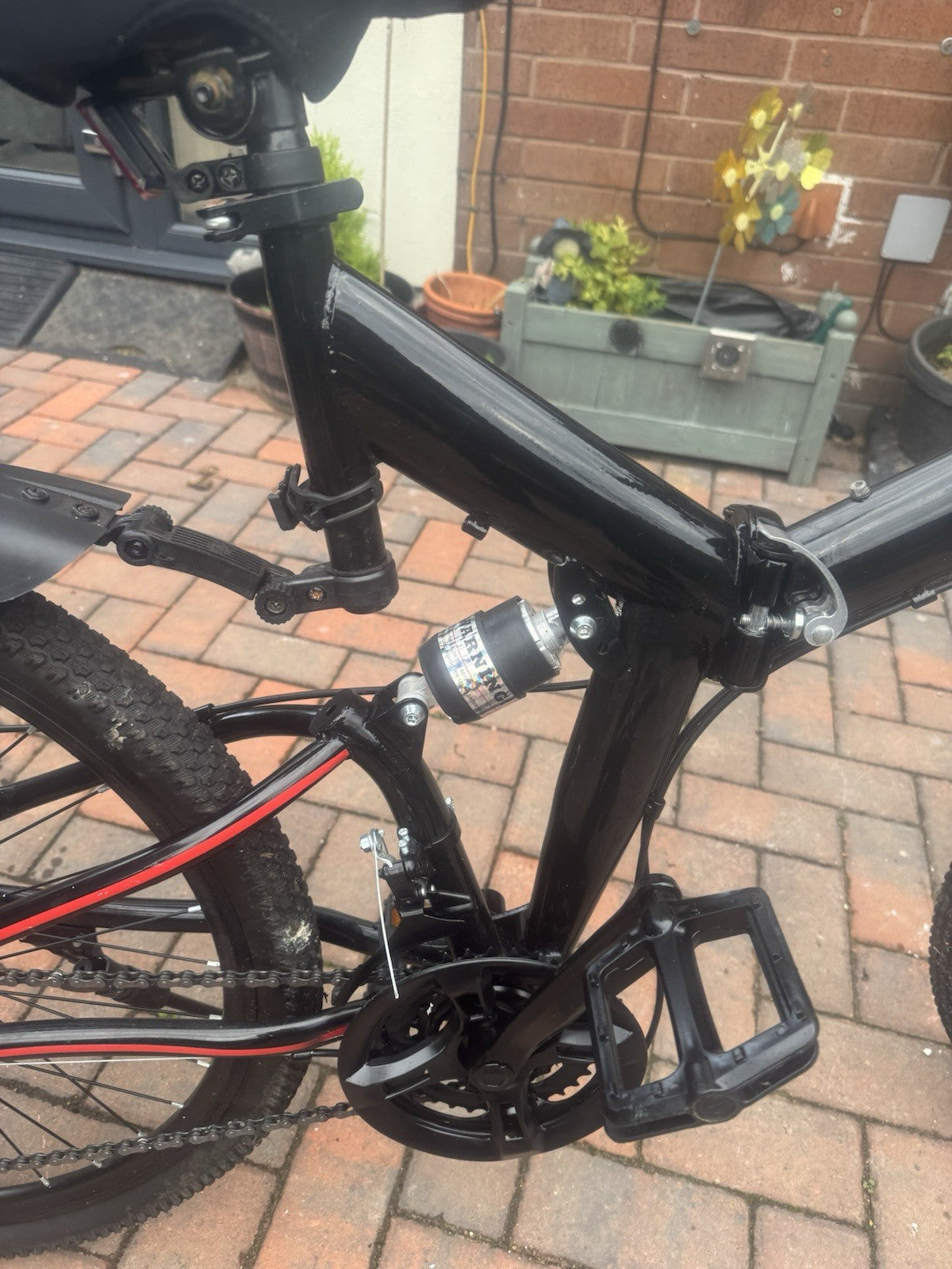 Black Fold Away Bike Brand New