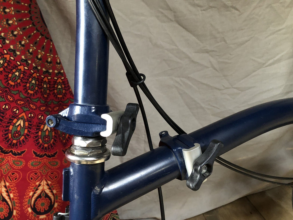 Brompton M3L 3 Speed Folding Bike C-line Equivalent Tempest Blue