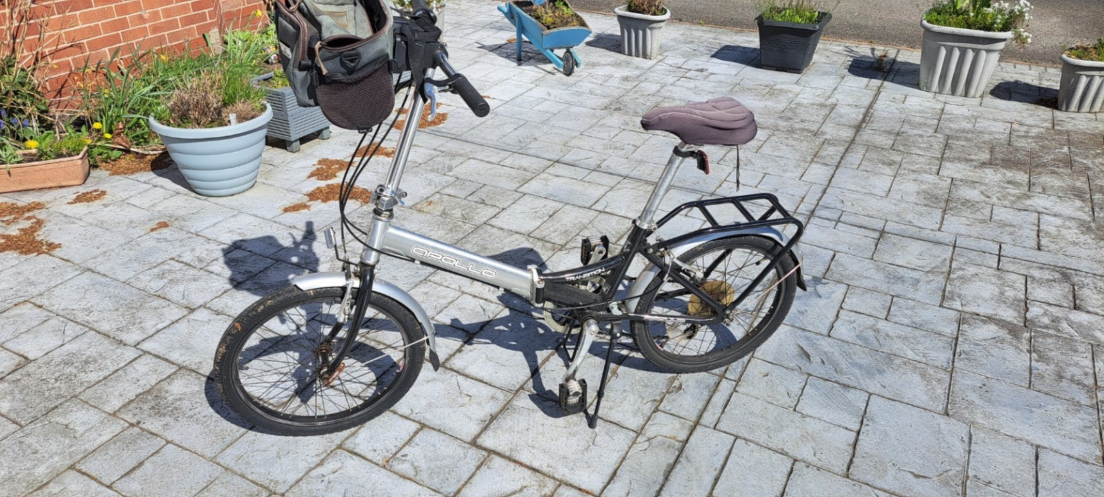 Folding Bike Apollo Transit 20” wheels Aluminium Frame 6 Gears Revoshift