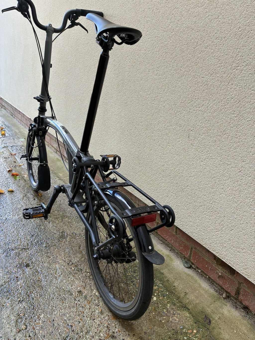 Brompton  H4L-P Line High Superlight folding bike.  Storm Grey. Inc Rear Rack.