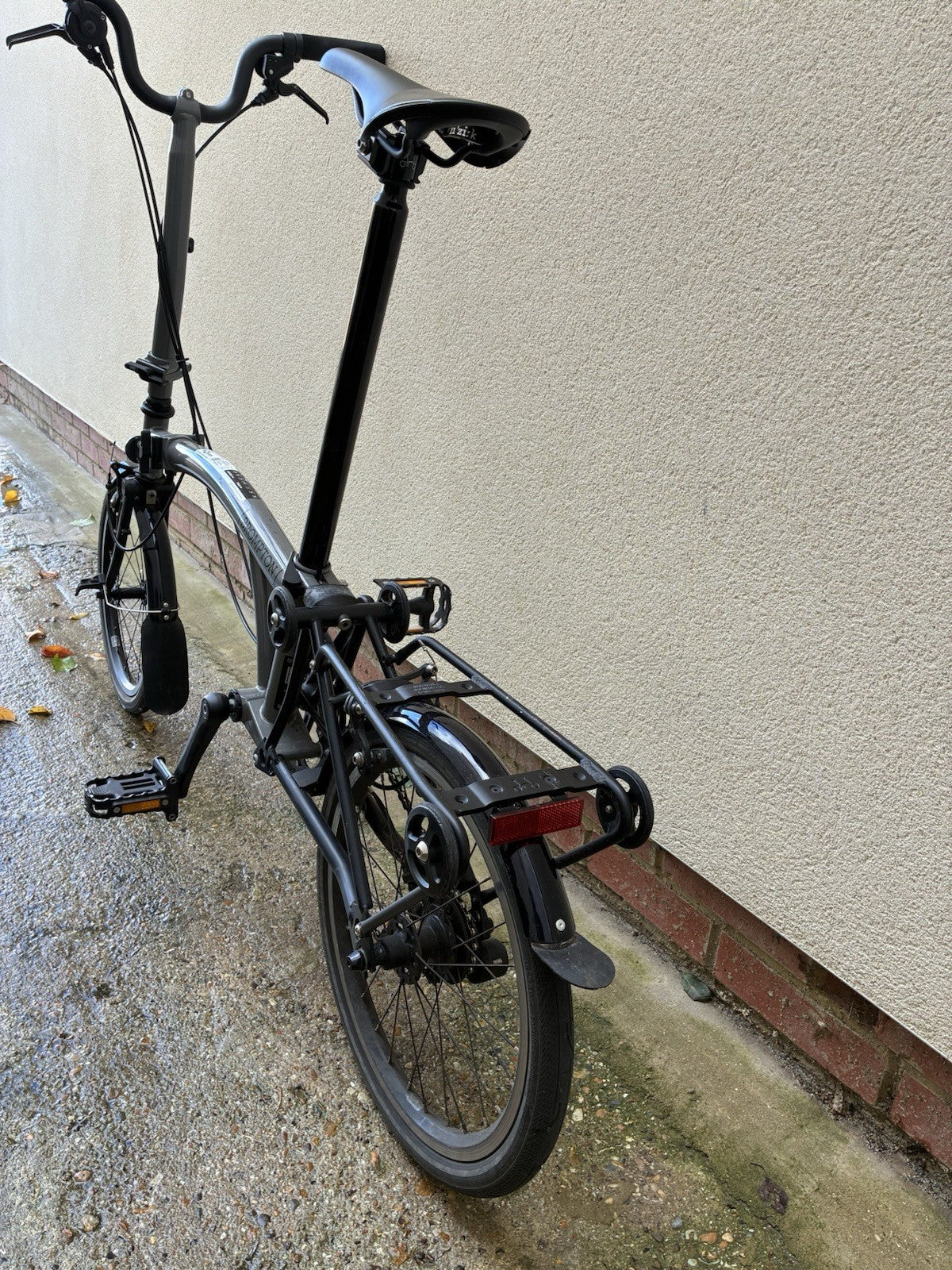 Brompton  H4L-P Line High Superlight folding bike.  Storm Grey. Inc Rear Rack.