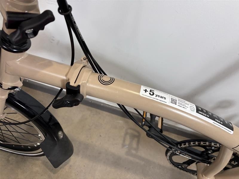 Brompton C Line 6 Speed 2023 High Handlebar Folding Bike - Dune Sand