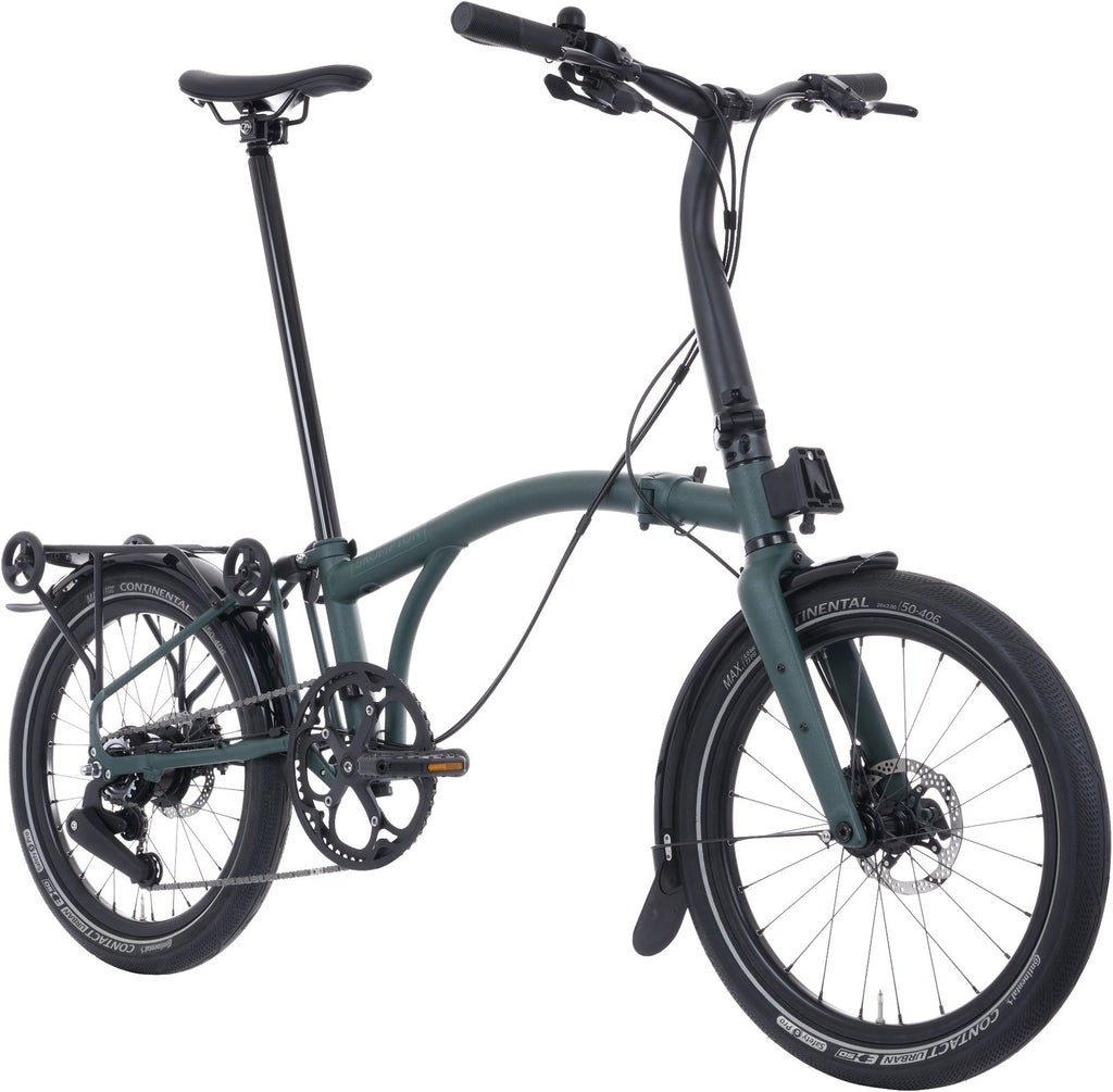 2026 Brompton G Line, 8 speed w Roller Rack - Forest Green - Medium - Brand New