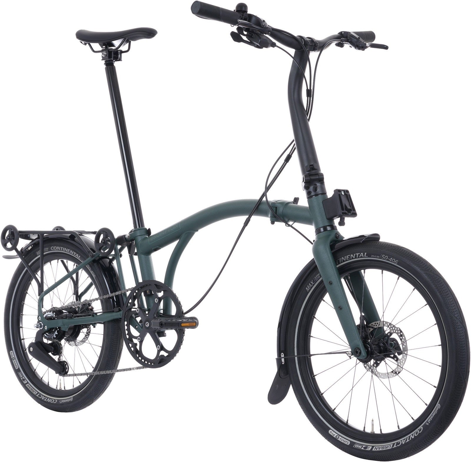 2026 Brompton G Line, 8 speed w Roller Rack - Forest Green - Medium - Brand New