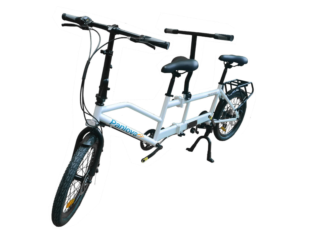 20" Wheel Folding Tandem Bicycle bike, 7 SP Shimano, Full Disc Brakes -20TF01W5