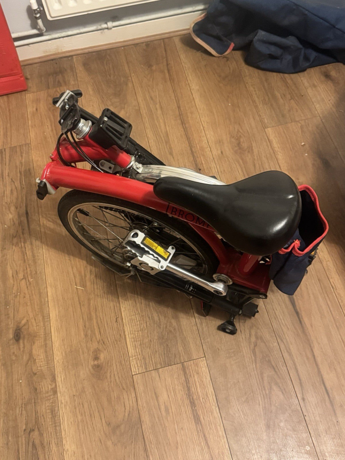 Brompton 16in Red Folding Bike