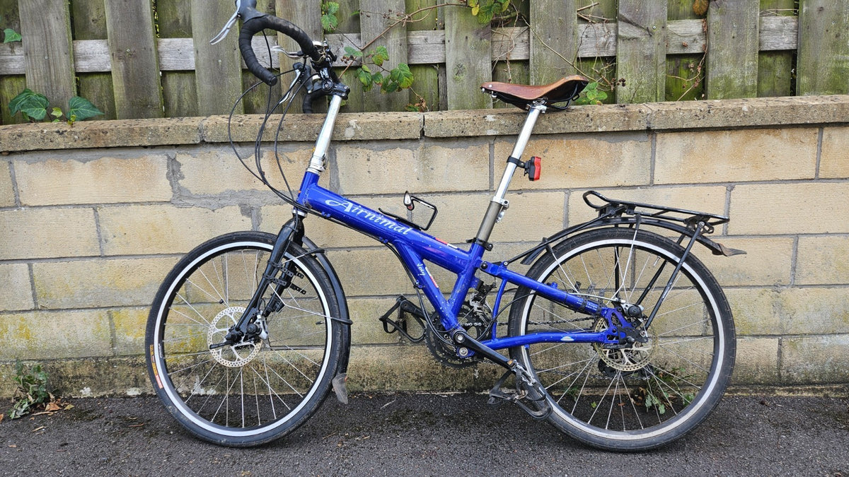 Airnimal Joey Explore Drop - 24” Folding Bike – Custom Yellow