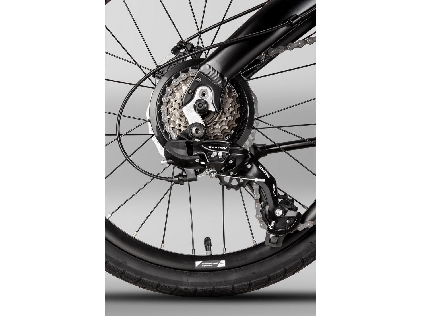 Carrera Intercity 1 Folding 20" Alloy Frame 7-Speed Bike Black (Damaged/Scuffs)