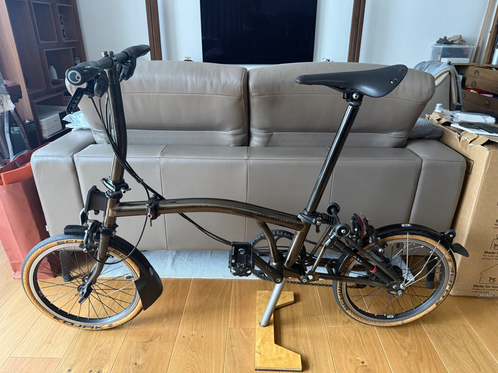 Brompton S6L – Black Lacquer – 6 Speed – Full PPF – Excellent Condition+Upgrades