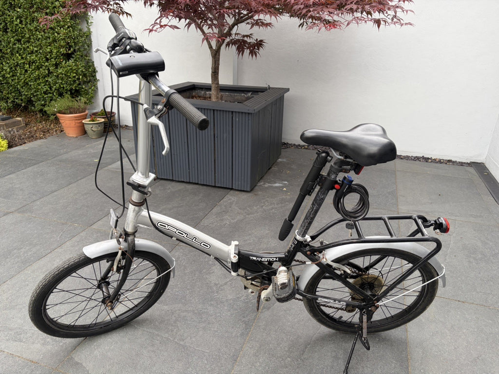 Folding Bike Apollo Transition 20” Wheels Alloy Frame Shimano 6 Gear Revoshift