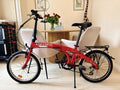 Carrera Intercity Folding Bike 20” Aluminium 7 Speed Rack Mudguards Excellent