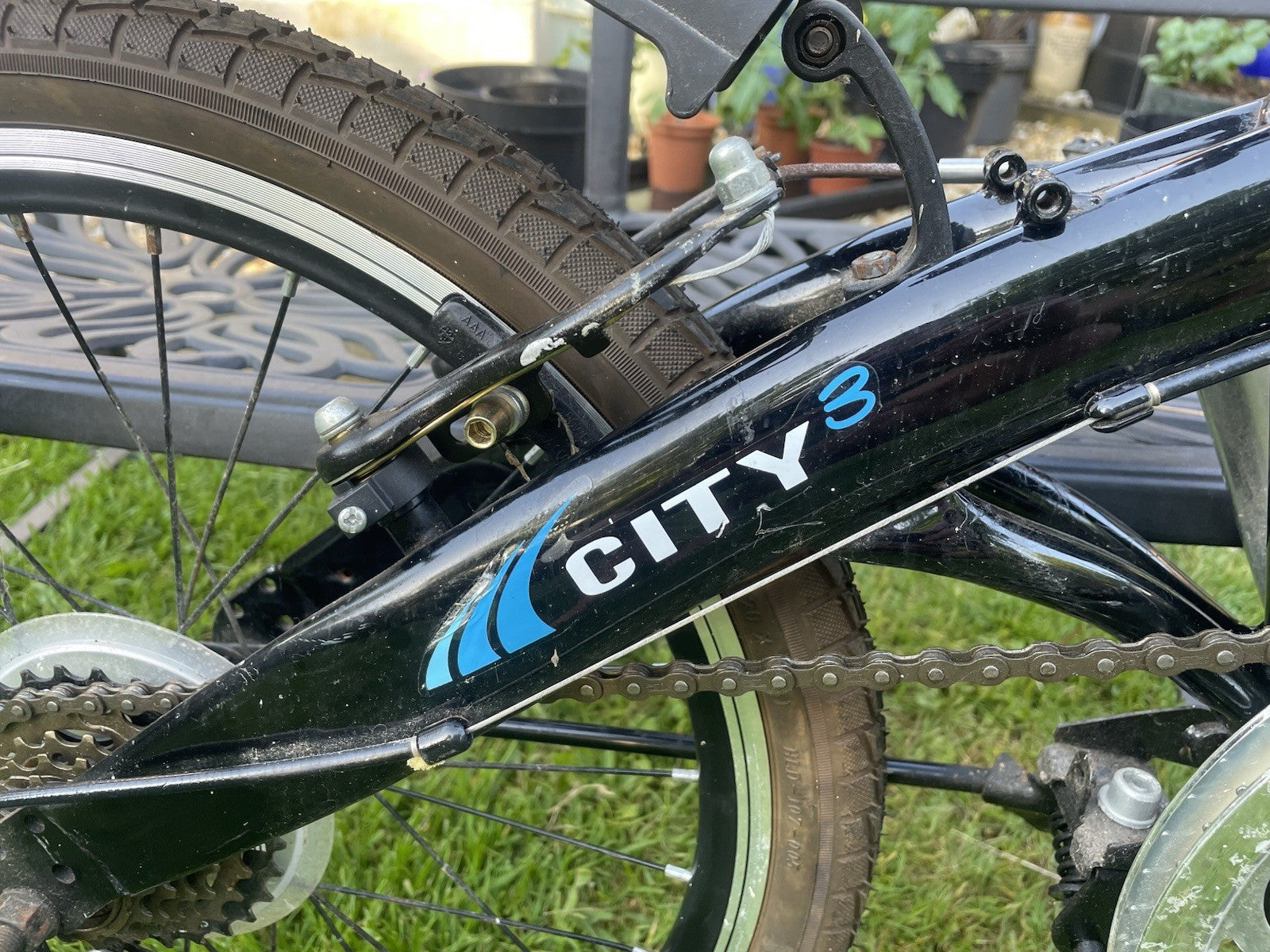 City 3 Q5 Fold Up Bicycle Black 20” Wheels Good Condition