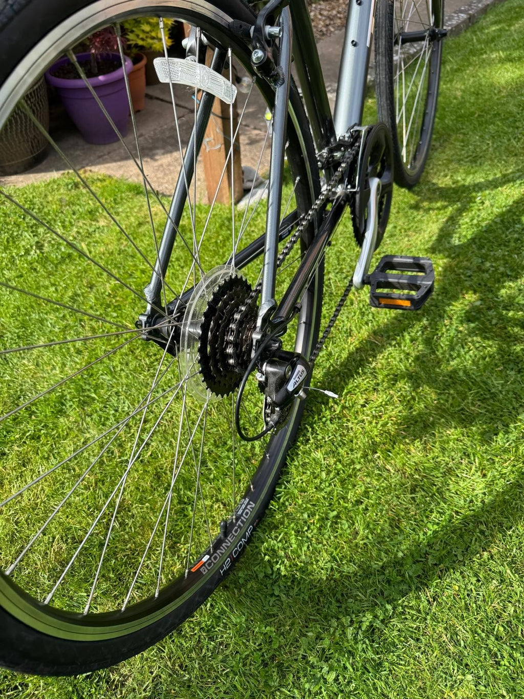 Trek Hybrid Fx1 Medium 16" Frame 28" Wheels Slate Gray