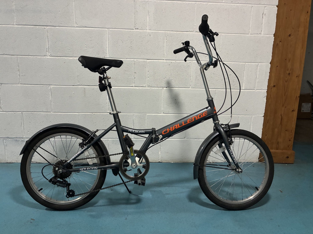 Challenge Holborn 20" Wheel Folding Bike Silver