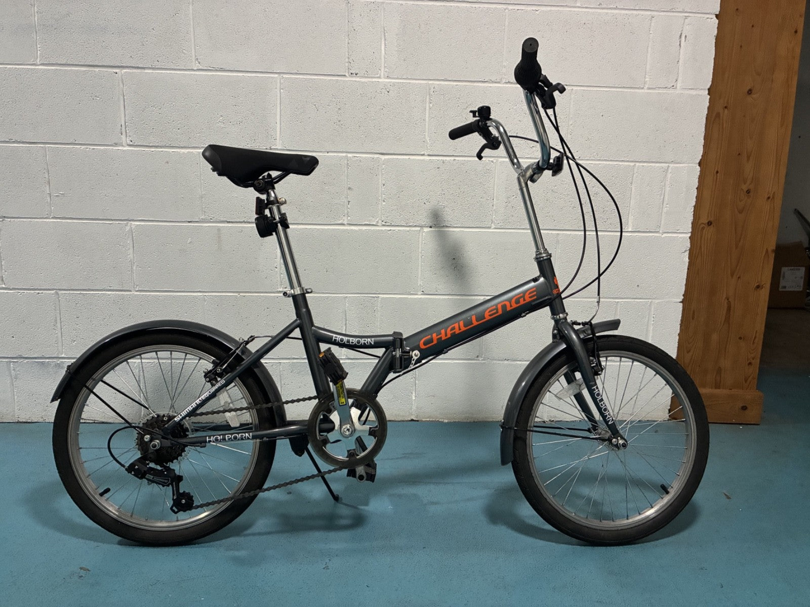 Challenge Holborn 20" Wheel Folding Bike Silver