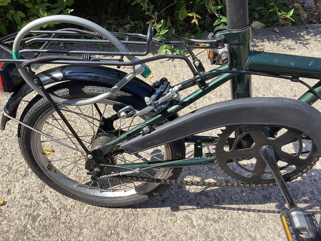 Two adult folding bikes