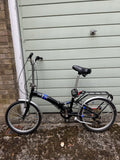 Raleigh Folding Bike 20-inch Wheels 6 Speed Shimano Gears