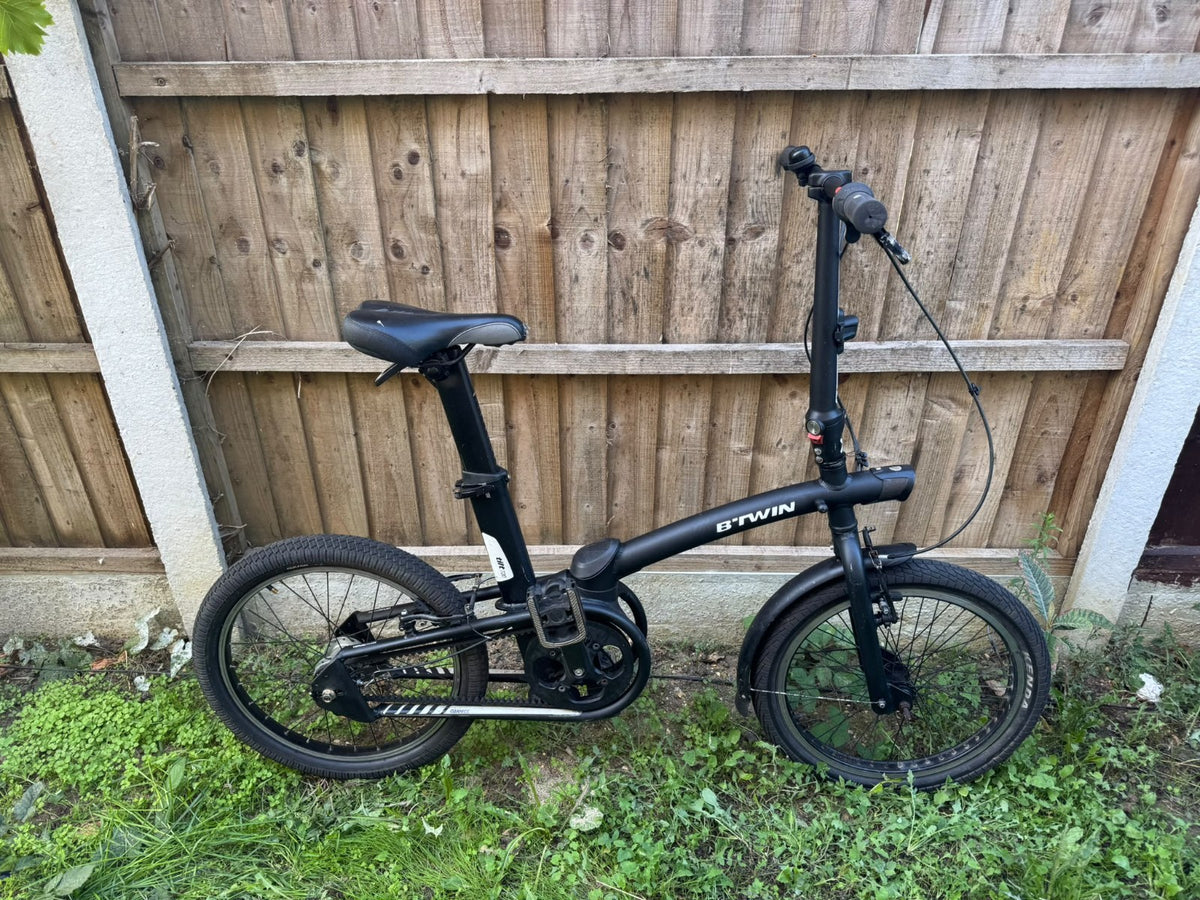 B'Twin Tilt 720 Folding Bike 20" Wheels Belt Drive Decathlon