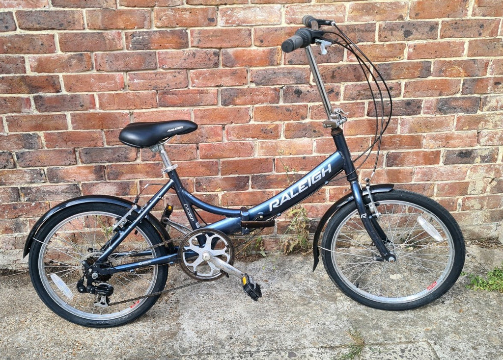 Raleigh EVO 7 SP Folding Bike Grey Bicycle 20" Wheels